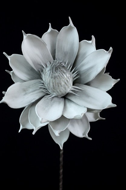 Grey Foam Flower 51"