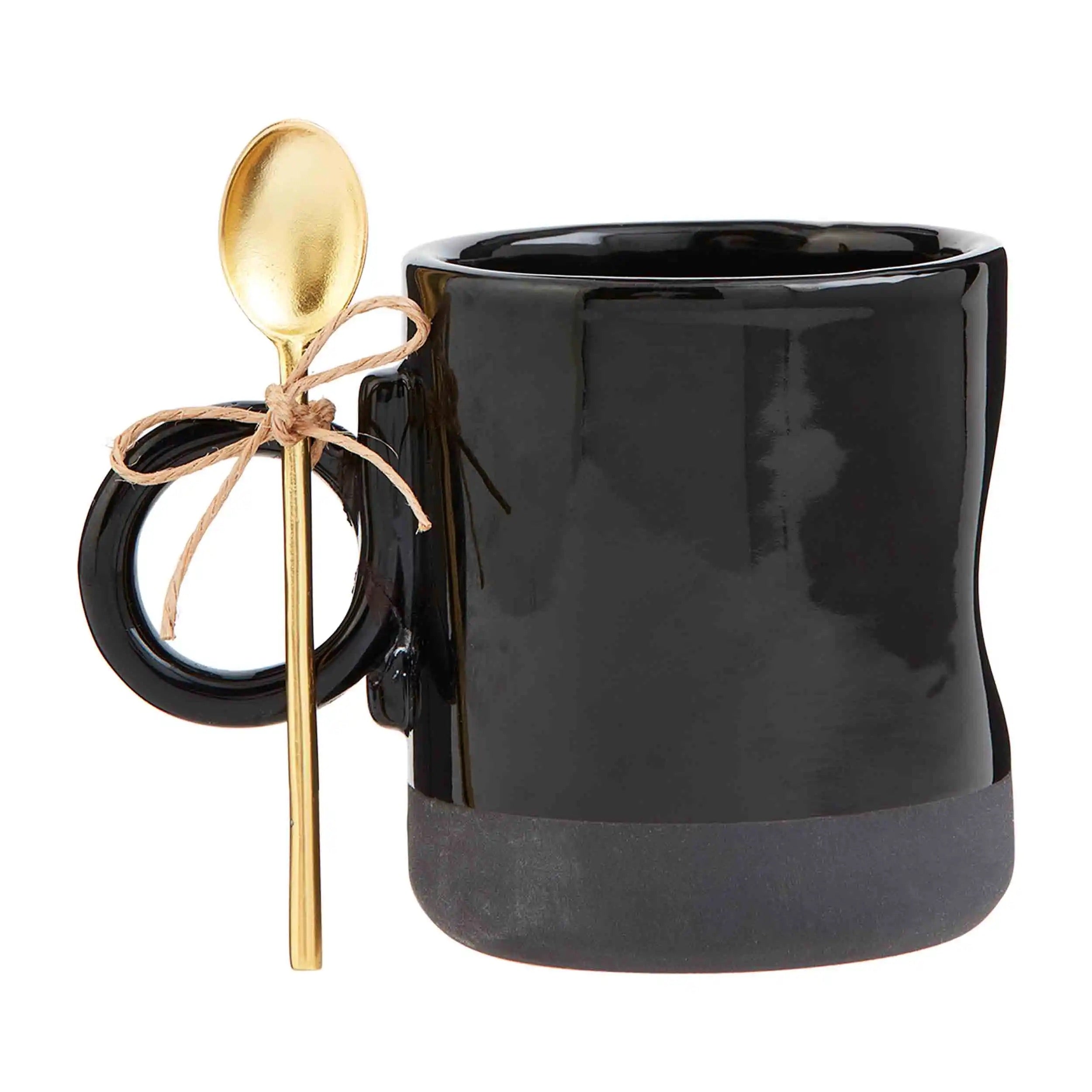 Coffee Mug & Spoon Set
