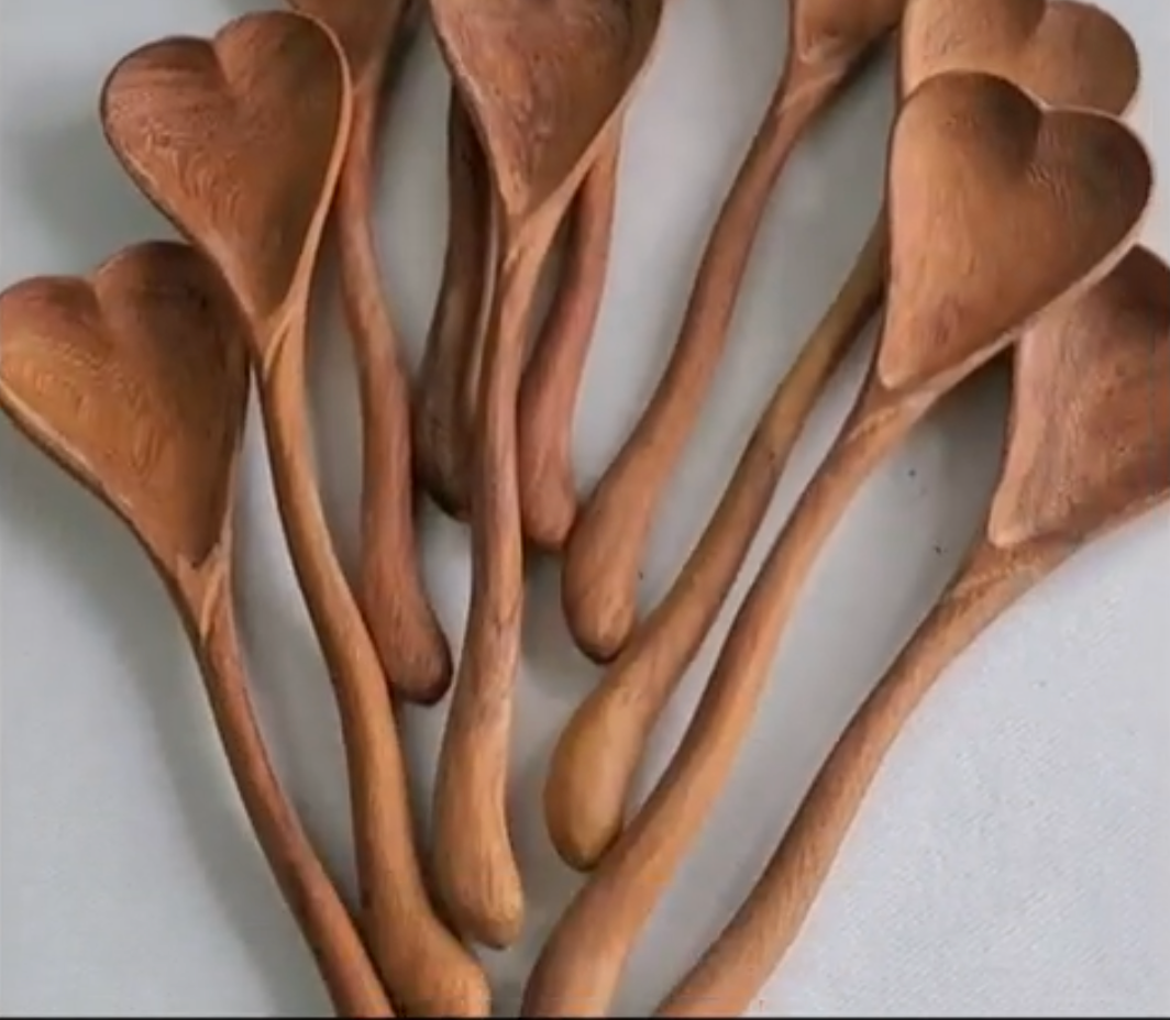 Wiggly Heart-Shaped Spoon