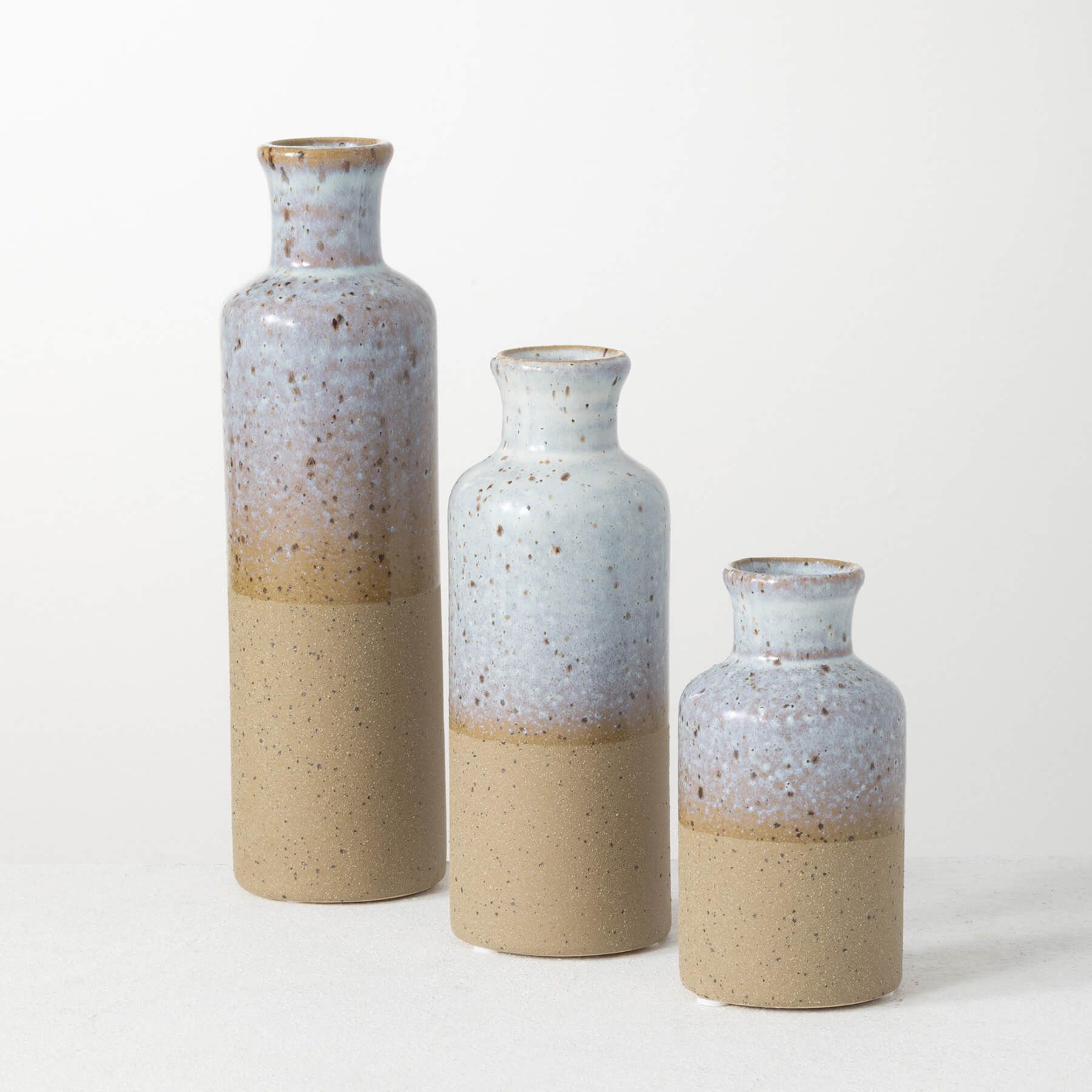 Cream/White Bottle Vase