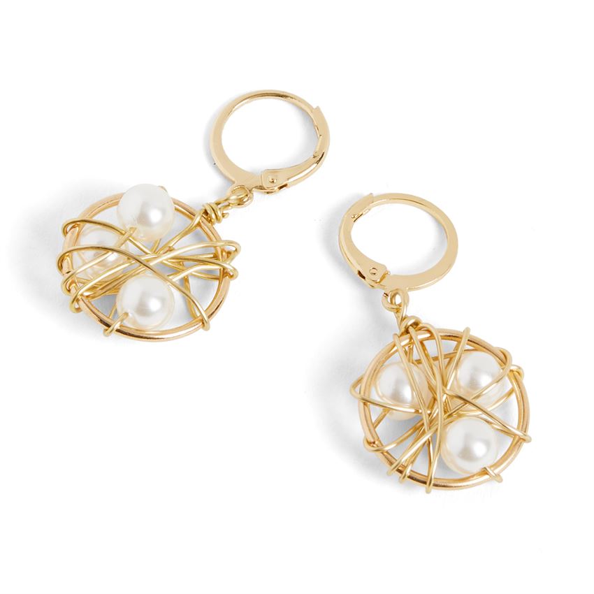 Pearl Dreamcatcher Earrings