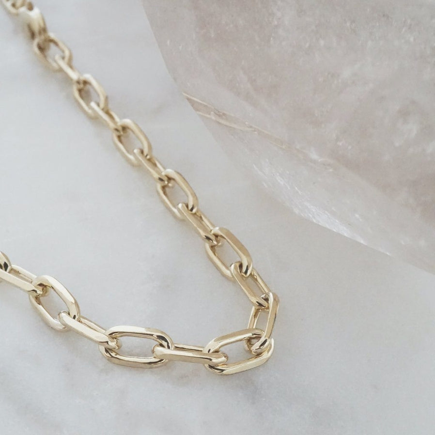 Greta Chain Necklace | Gold