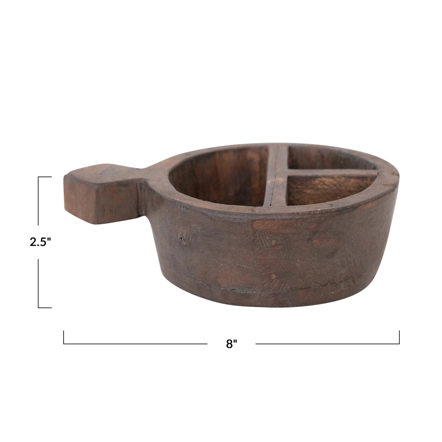 Wood Spice Container With Handle
