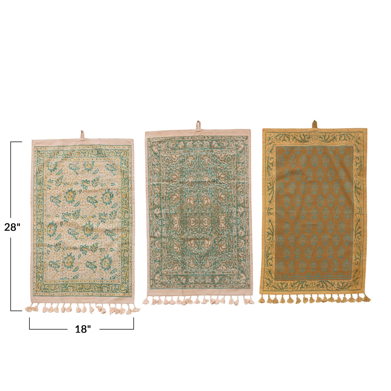 Cotton Design Print Tea Towel
