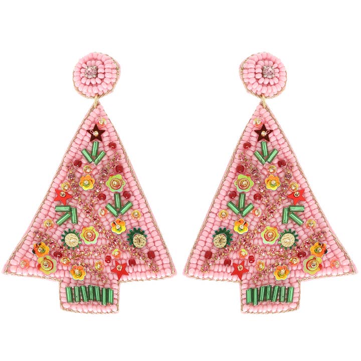 Christmas Jeweled Earrings