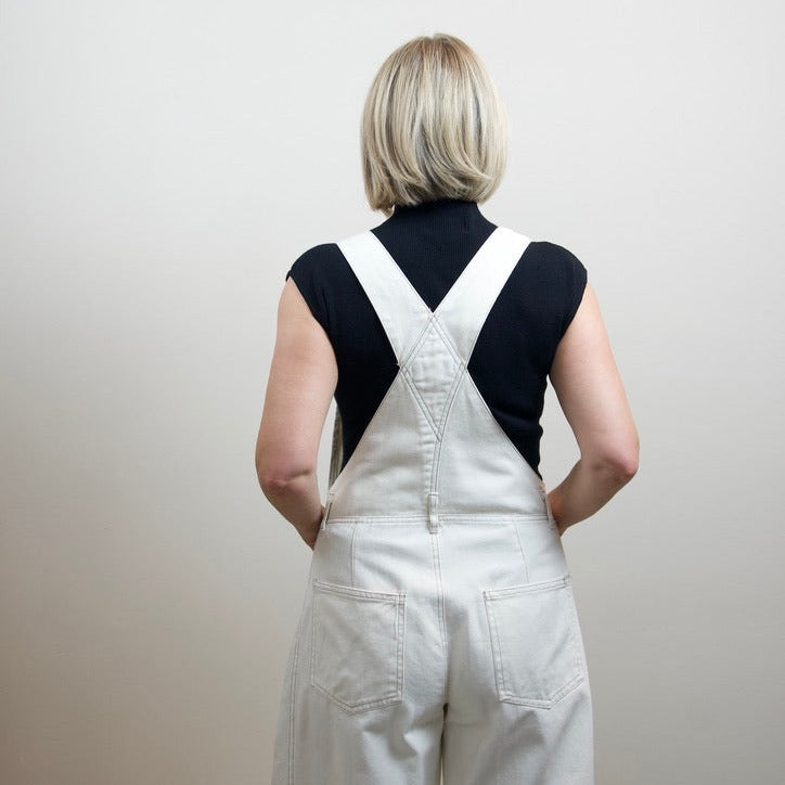 Wide Leg Cropped Overalls