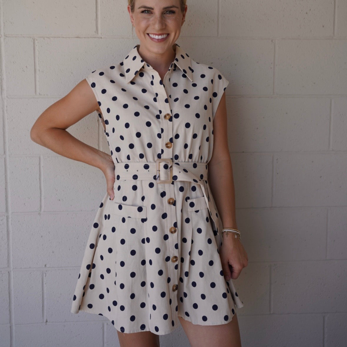 Polka Dot Mini Dress
