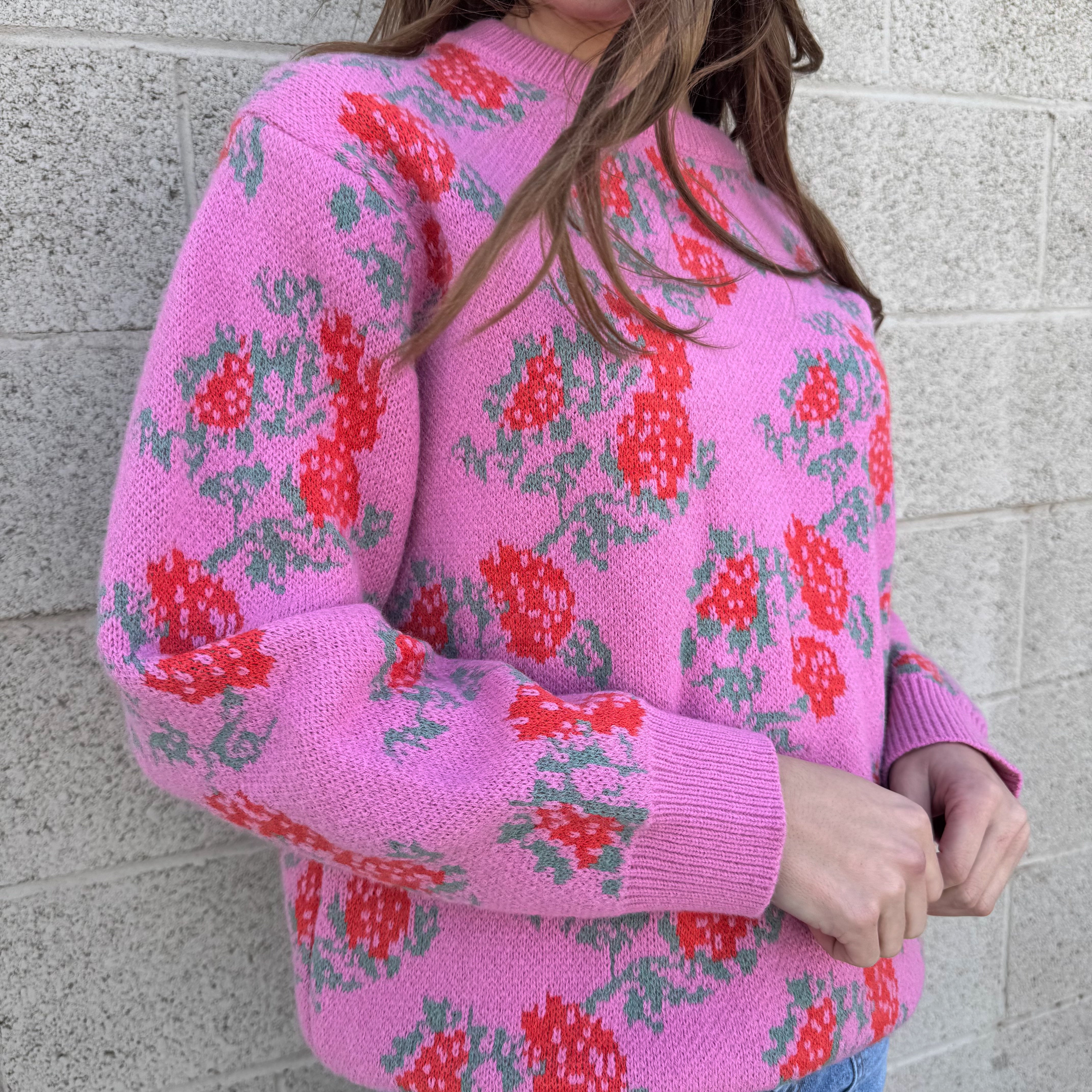 Rose Knit Sweater