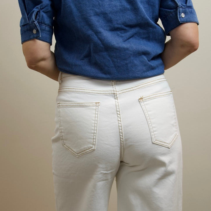 Floral Embroidered Pants
