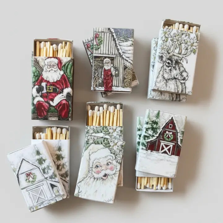 Santa Printed Matchbox