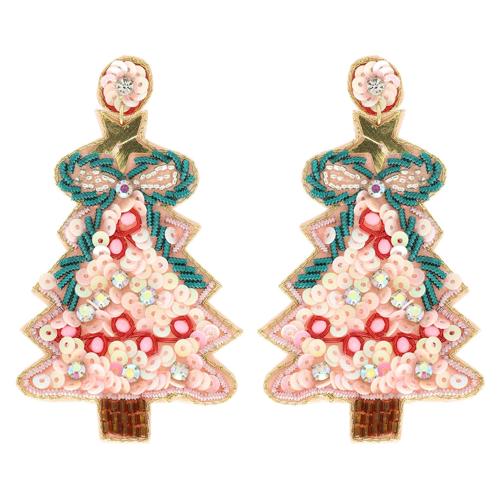 Christmas Jeweled Earrings