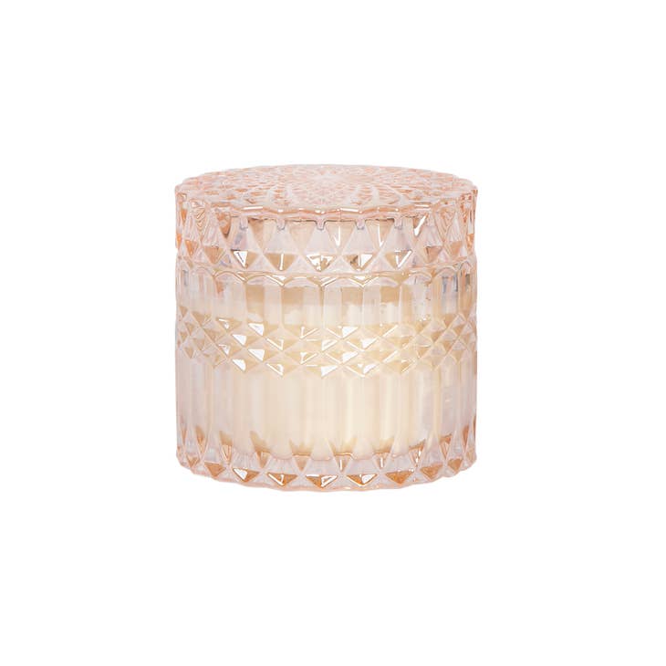 Rose Vanilla Petite Shimmer Candle (8 oz)