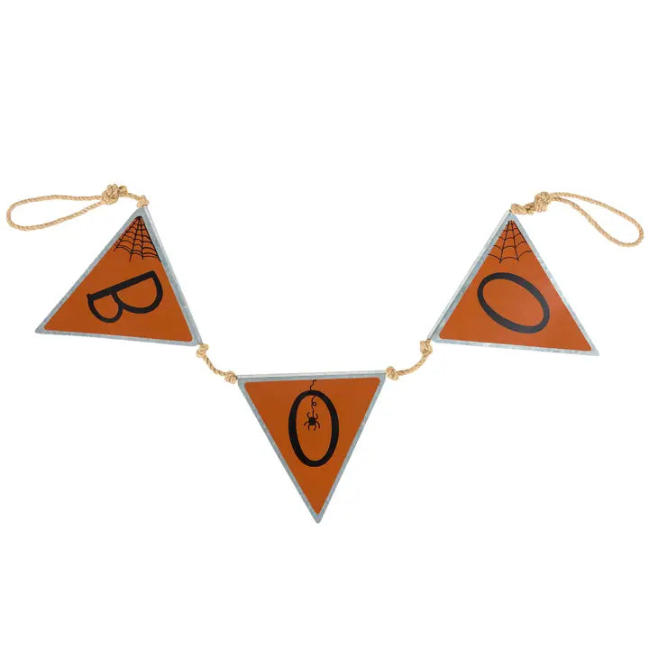 BOO Metal Pennant Banne