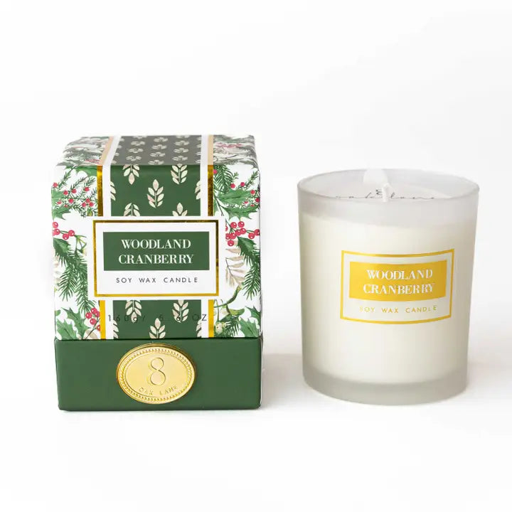 Woodland Cranberry Boxed Soy Wax Candle