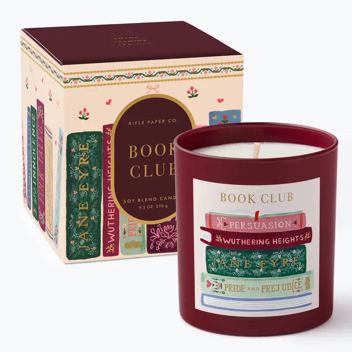 Book Club 9.5 oz Glass Candle