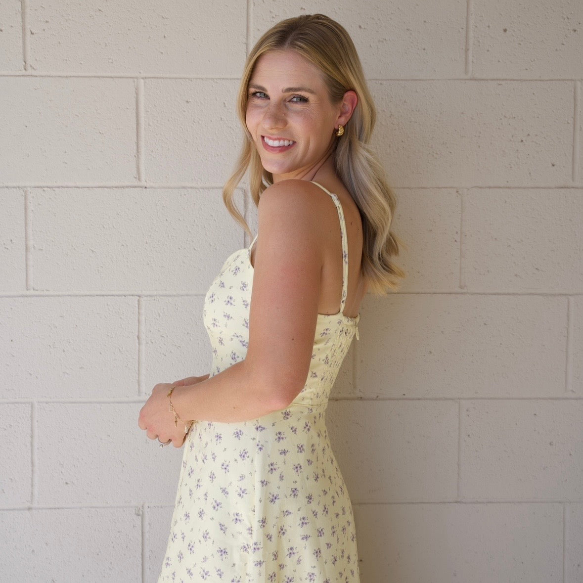 Floral Printed Twill Maxi Dress