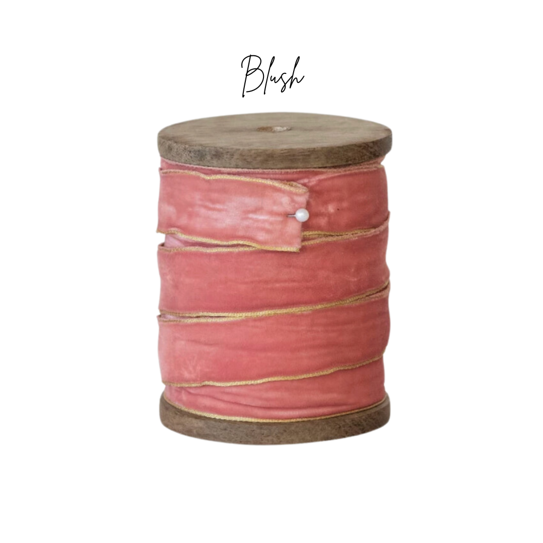 Velvet Ribbon Spool