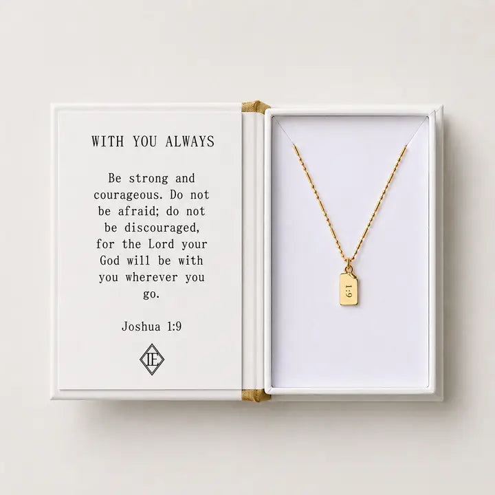 Storytellers Necklace – Joshua 1:9