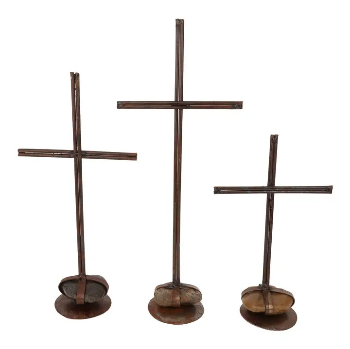 Rock Pedestal Cross