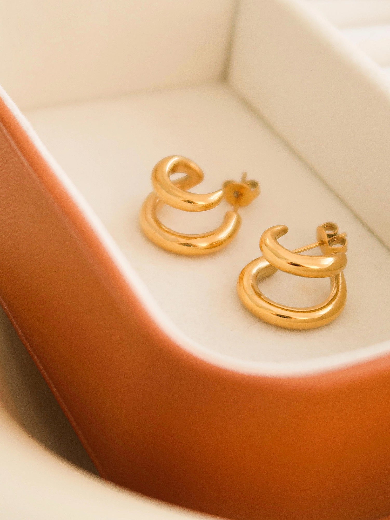 Maddison Double C Hoop Earring