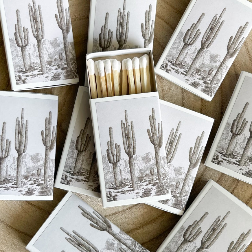 Vintage Desert Landscape Matches