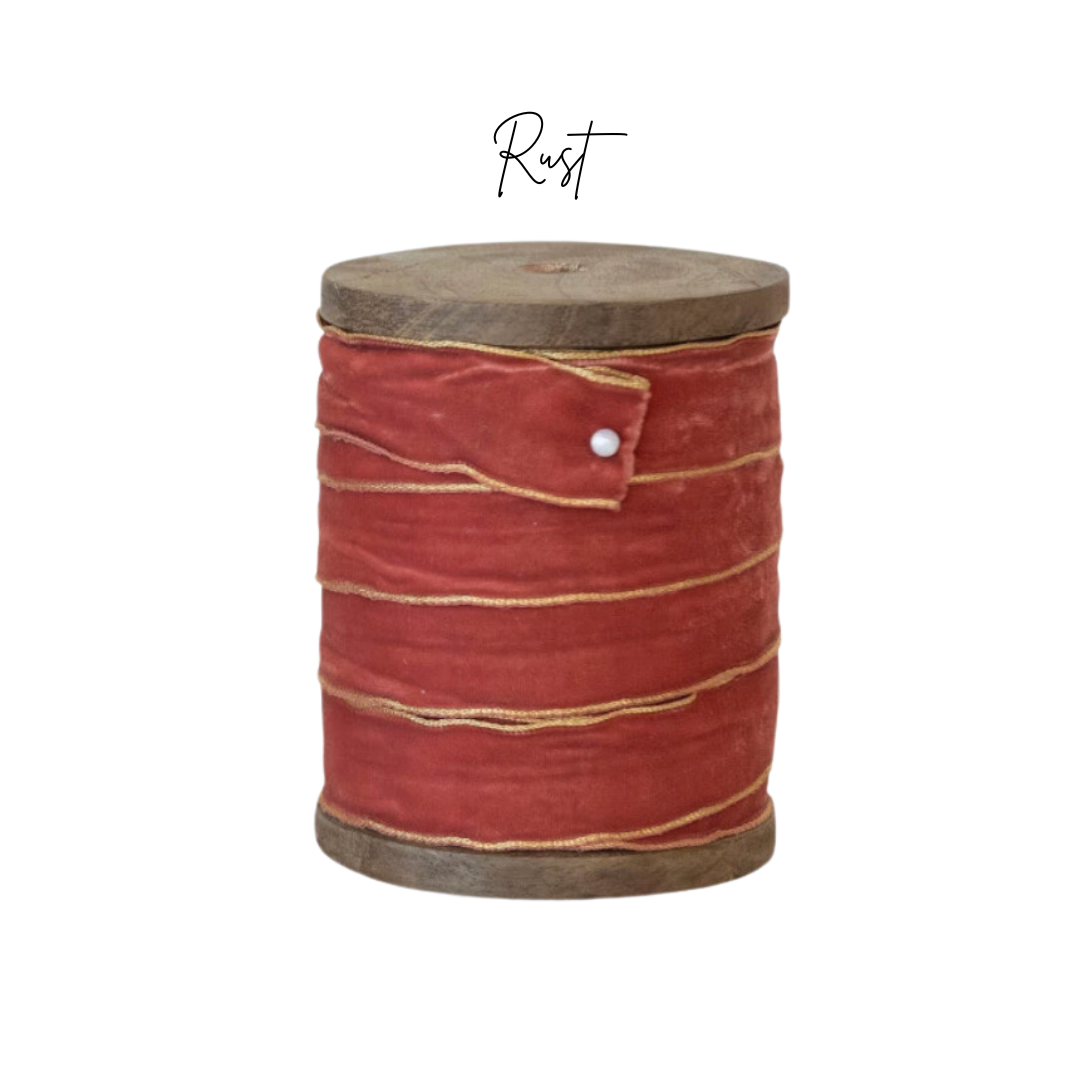 Velvet Ribbon Spool