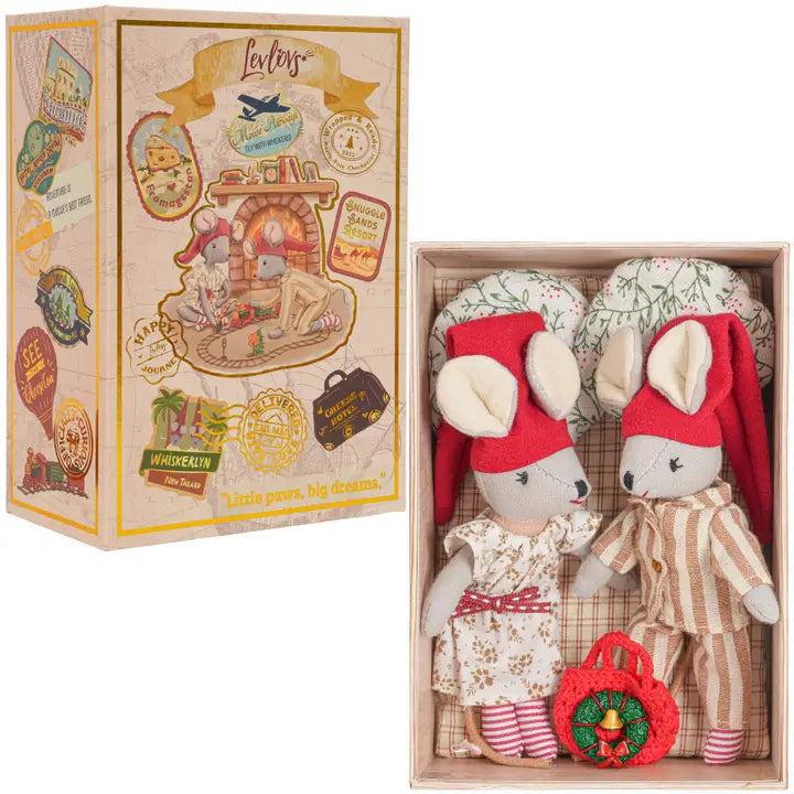Christmas Mice Sleepy & Dreamy in A Box