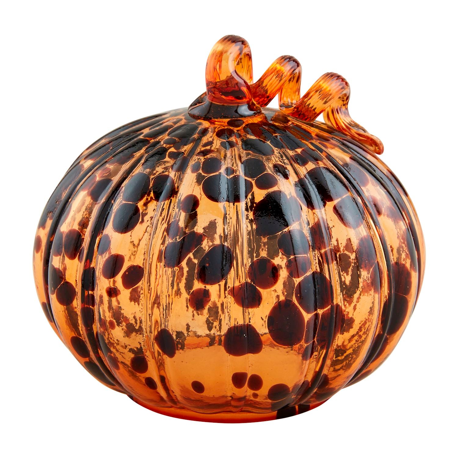 Tortoise Glass Pumpkin Sitter