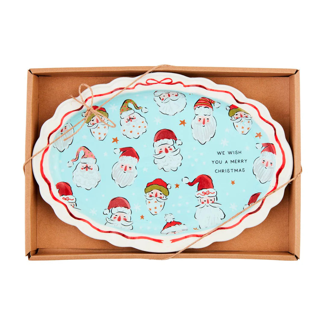 Santa Sentiment Plate