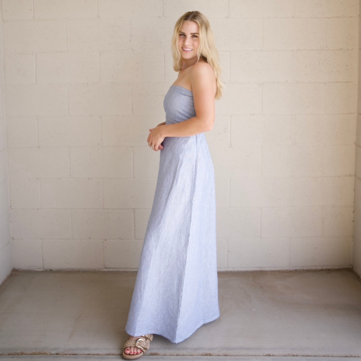 Striped Linen Dresses