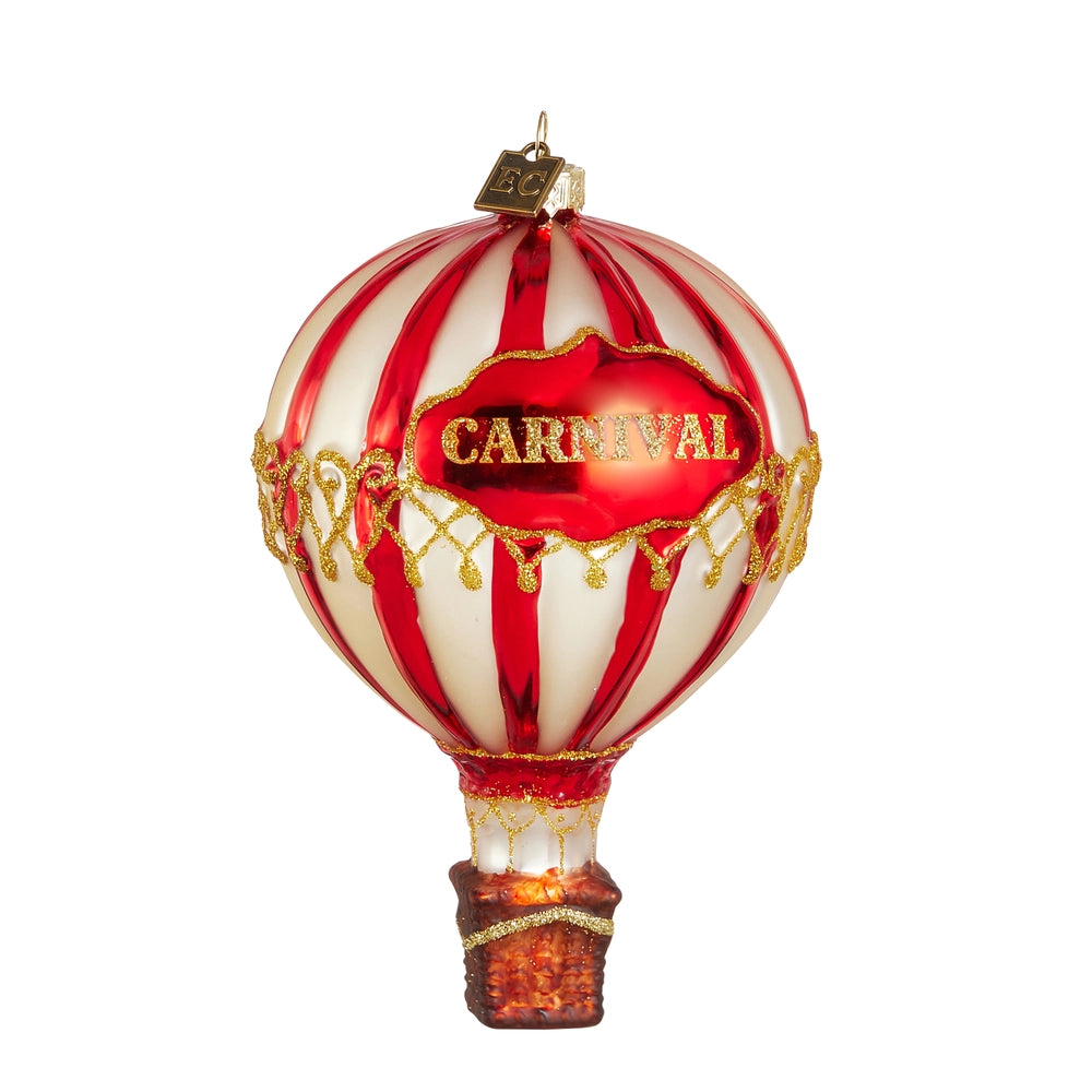 5.5" Red Carnival Balloon Ornament