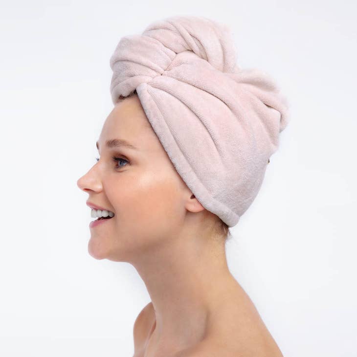 Blush Quick Dry Hair Towel