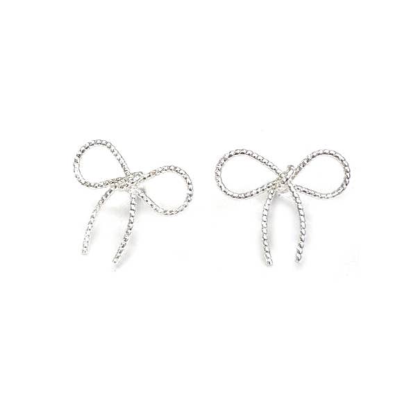 Mini Dainty Bow Post Earrings