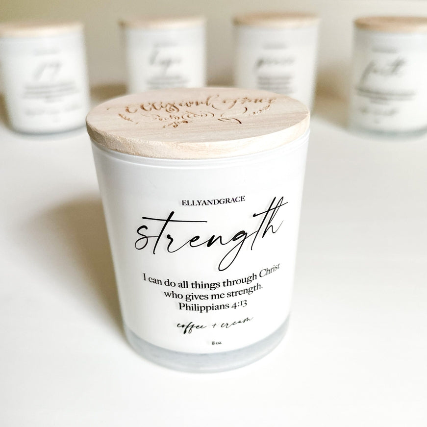 Scripture Soy Candle