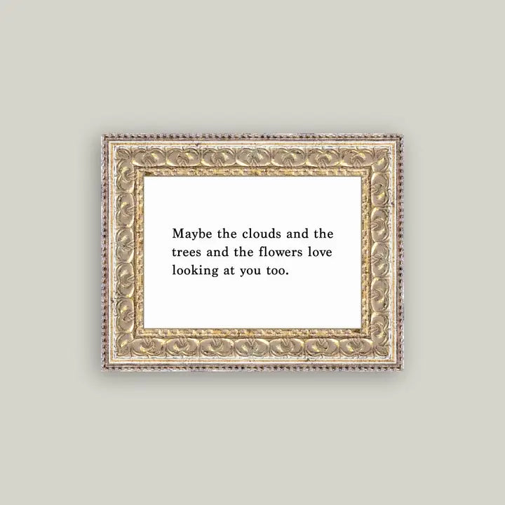 Maybe Framed Antique Print