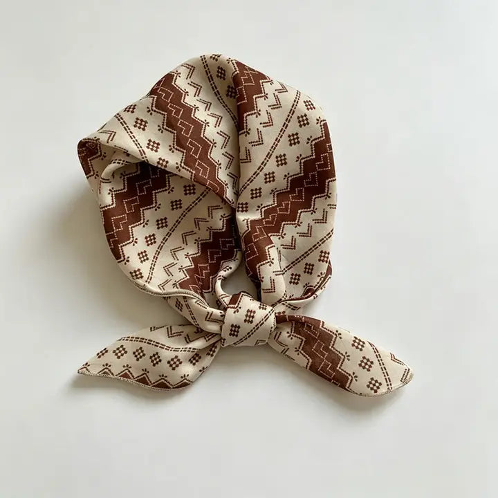 Coffee Print Bandana