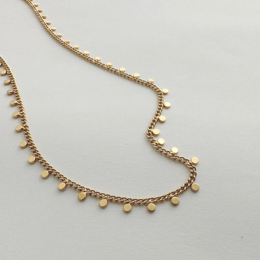 Disco Chain Necklace | Gold