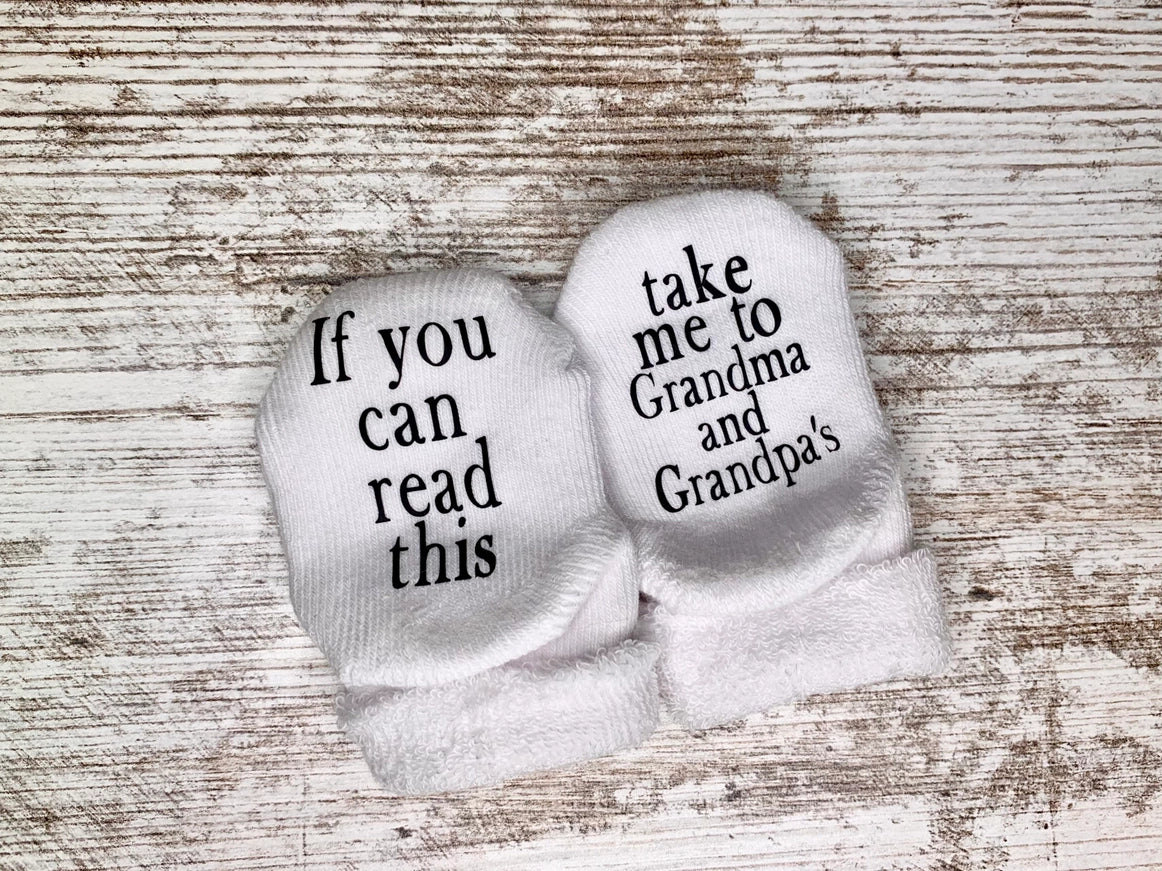 Take Me to Grandma & Grandpa's Socks