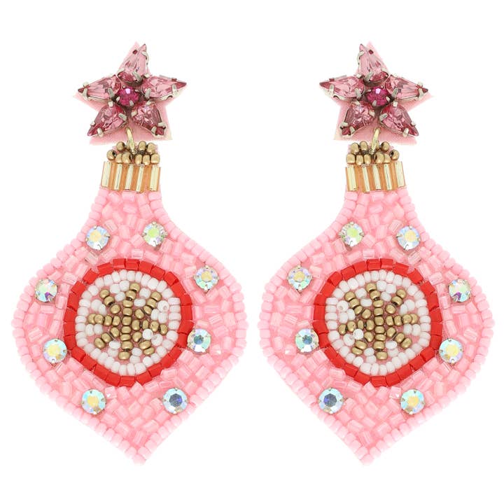 Christmas Jeweled Earrings