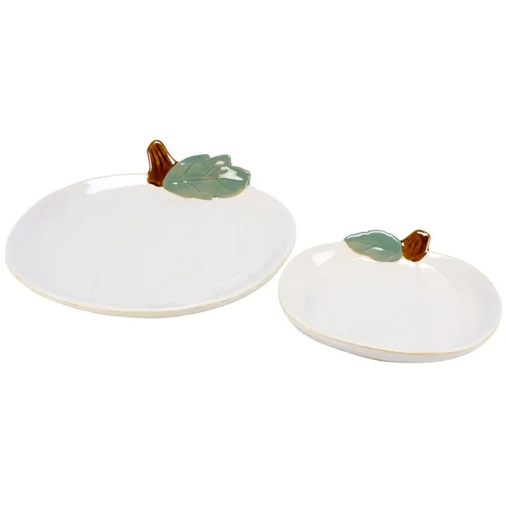 White Pumpkin Plate