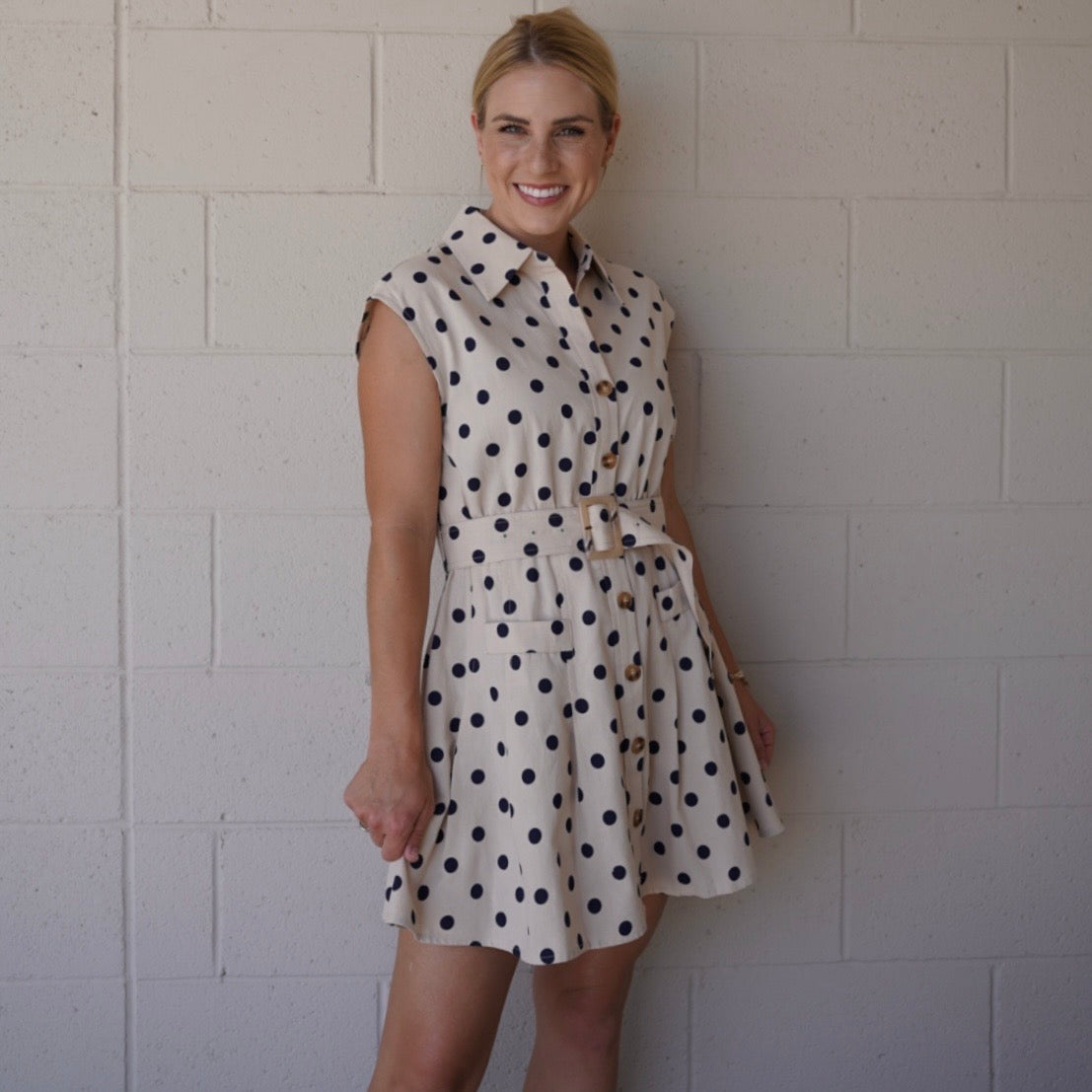 Polka Dot Mini Dress
