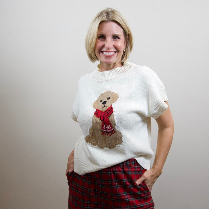 Red Plaid Wide Leg Pants