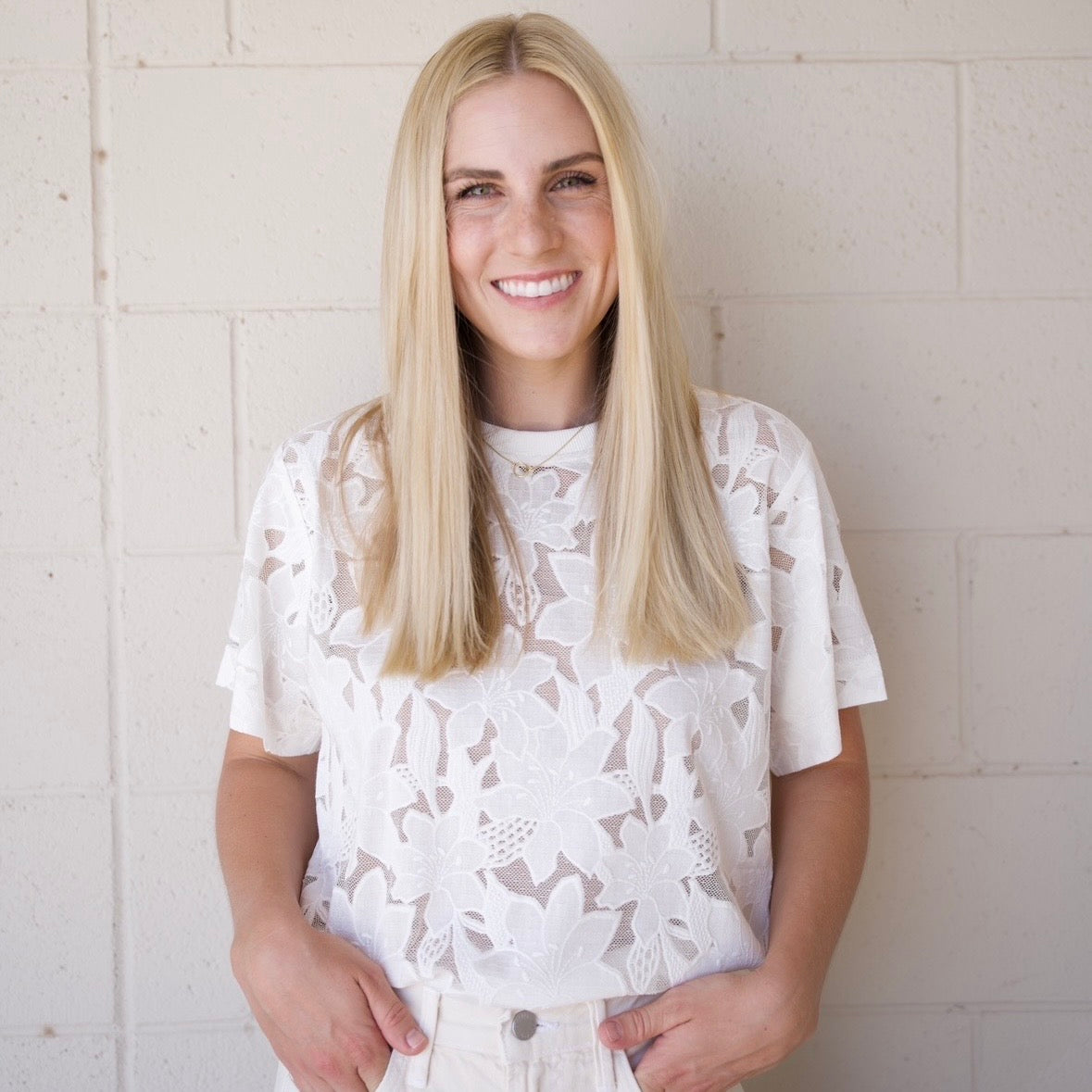 Lace Floral T-Shirt