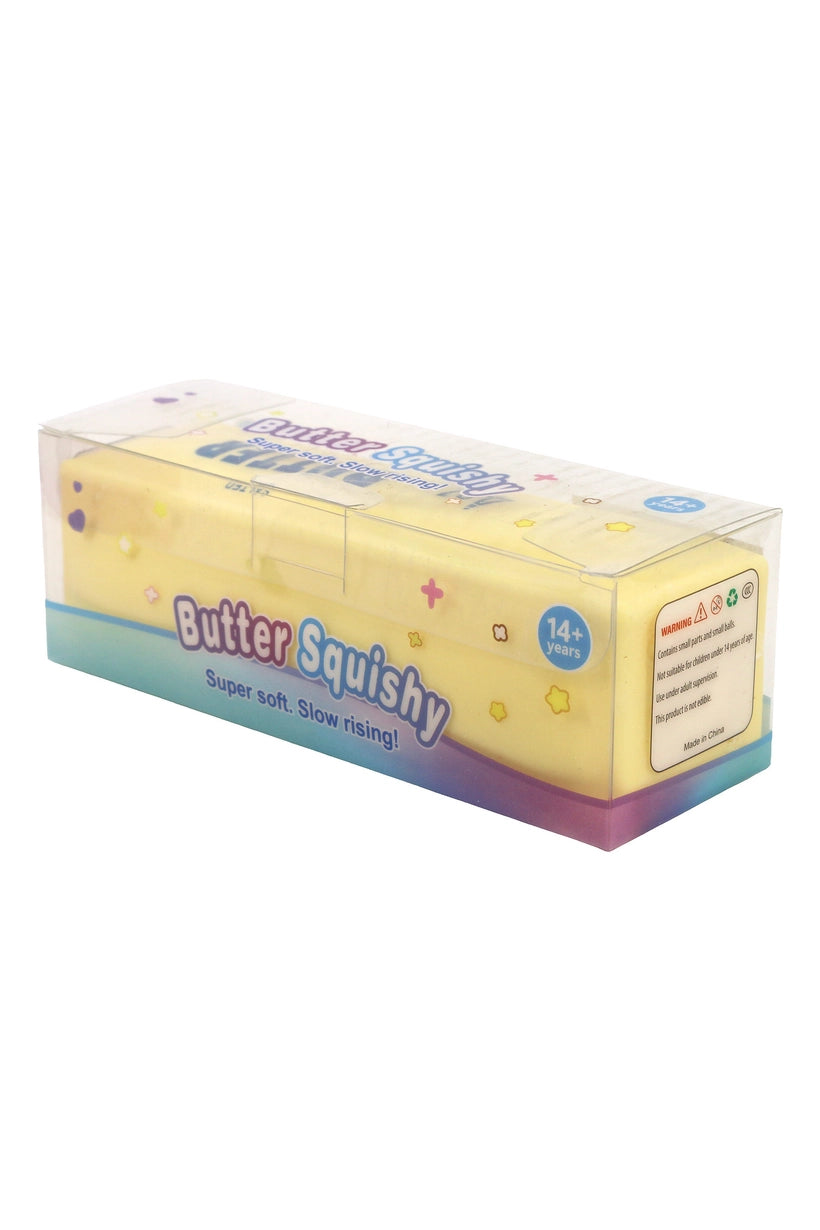 Yellow Butter Crunchy Bead Slime Squishy Toy