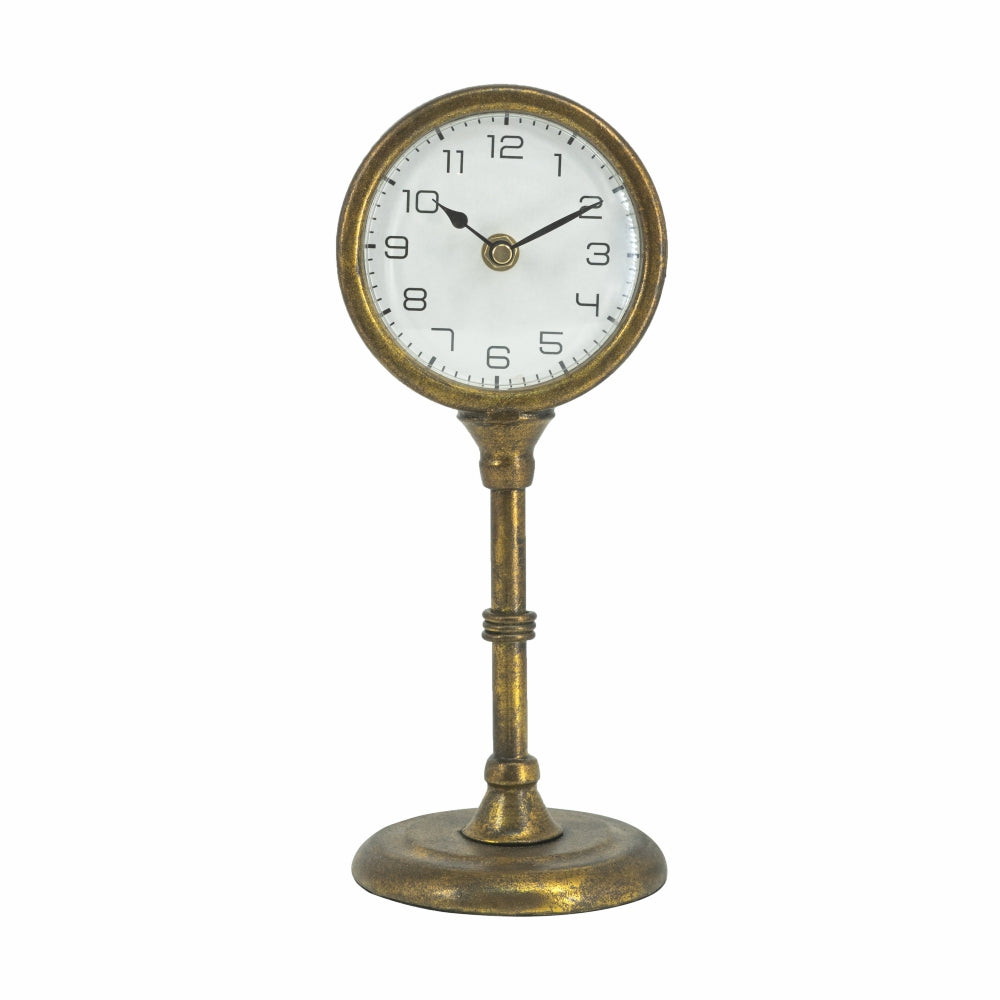 Antique Gold Table Clock