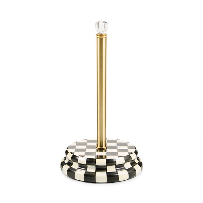 Courtly Check Paper Towel Holder