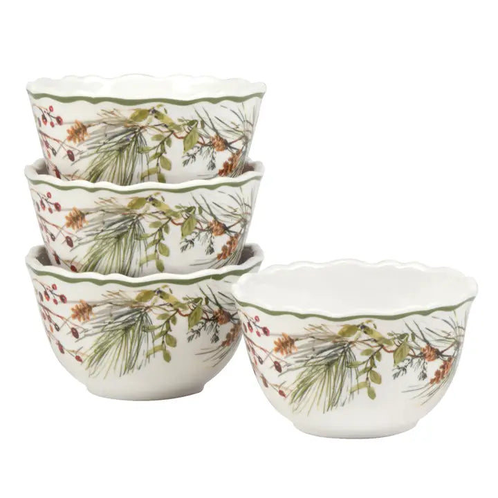 Winters Forest Christmas Melamine Bowl