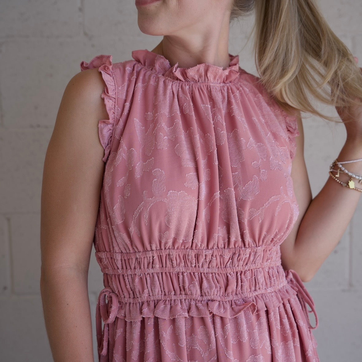 Tiered Floral Maxi Dress