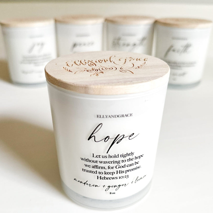Scripture Soy Candle