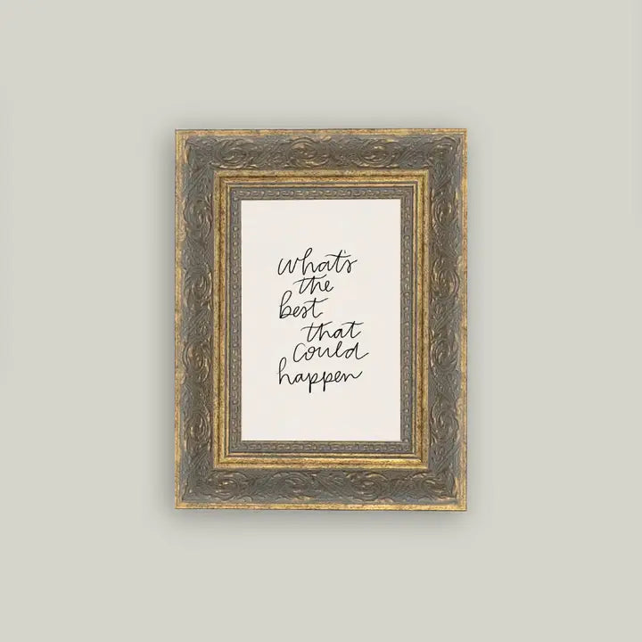 The Best That Could Happen Framed Antique Art